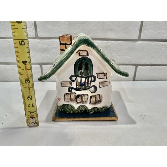 Blue Sky Clayworks by Heather Goldminc BEE HOUSE tea-lite holder Signed - Picture 9 of 9